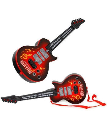 ECOTOYS električna gitara za decu sa melodijama Red