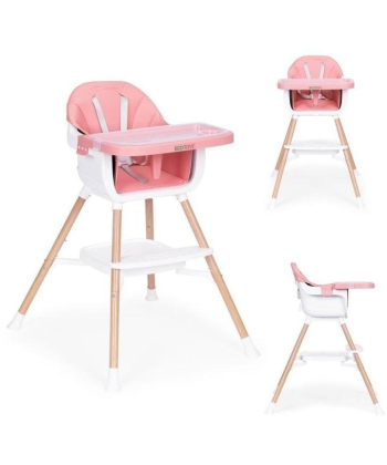 ECOTOYS hranilica za decu 2 u 1 HC508 Pink
