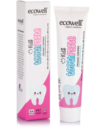 Ecowell organska pasta za zube za decu 35g 6m+
