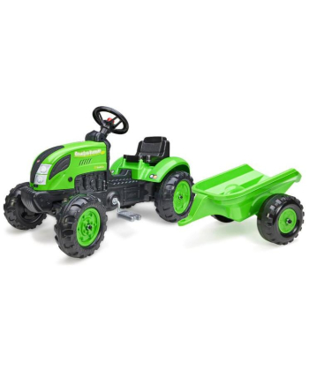 Falk traktor sa pedalama za decu sa prikolicom Country Farmer Green - A074781
