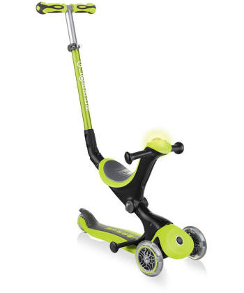 Globber Go Up Deluxe Play trotinet i guraluca za decu 4 u 1 Green