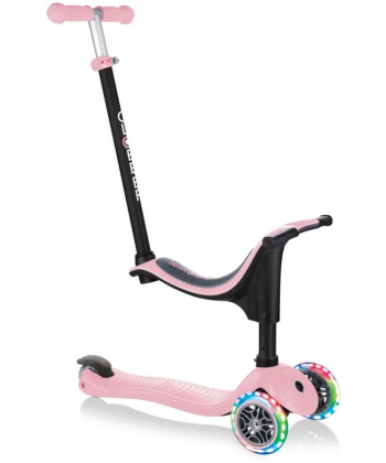 Globber Go Up Sporty guralica/trotinet za decu 4 u 1 Lights Pink