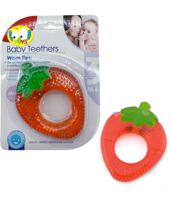 Glodalica za bebe jagoda 3m+