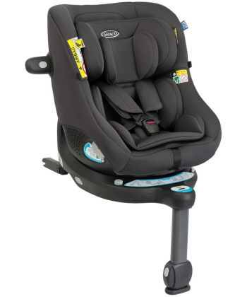 Graco Turn2me DLX i-Size Isofix auto sedište za bebe 40-105cm - Iron