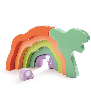 Hape drveni sorter Safari Elephant igračka za decu E0489