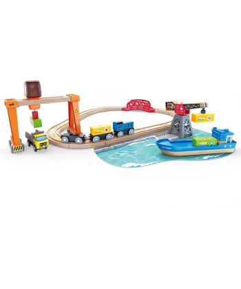 Hape drveni vozić 26 delova E3791