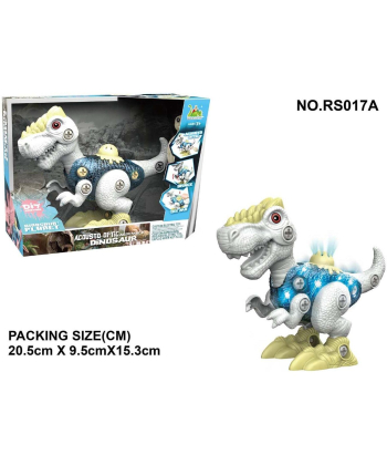 HK mini sastavi dinosaurusa sa efektima Beli - A097779