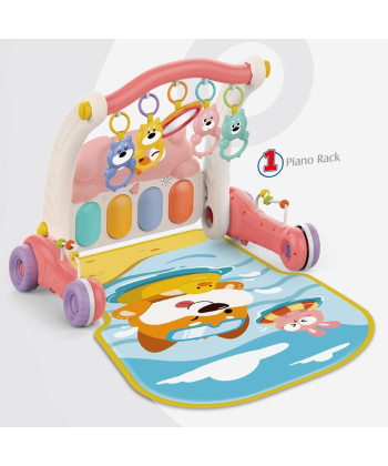 Huanger guralica i tertanica za bebe 2 u 1 Kuca Roze - 1042224