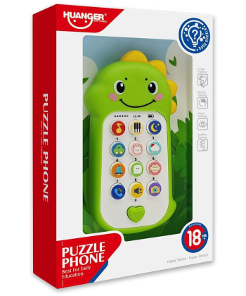 Huanger interaktivni bebi telefon igračka za decu Dino - 1042226