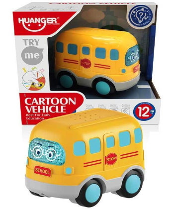 Huanger Muzička vozila školski autobus igračka za decu - 35646