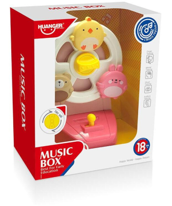 Huanger Muzički točak pink igračka za devojčicu - 35637