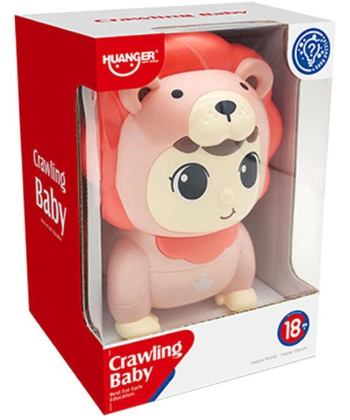 Huanger muzička igračka za bebe Lavić beba Roze - 1038910