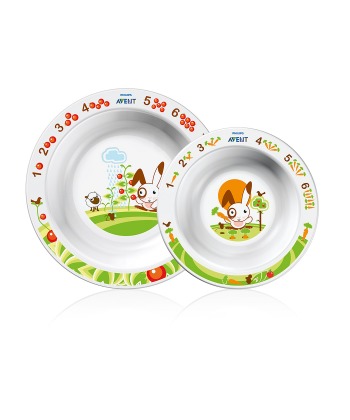 Avent set od dve cinije za hranjenje dece sCF708/00