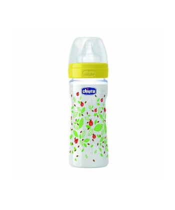 Chicco plasticna flasica za bebe wellbeing unisex 250 ml silikon 2 meseca +
