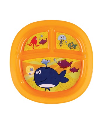 Munchkin tanjir za hranjenje dece sa tri pregrade