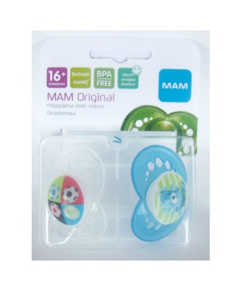 MAM laza za bebe i decu (varalica) original silikon 16 meseci + 2 kom