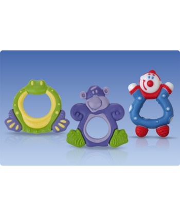 Nuby glodalica za bebe zaba klovn majmun 3 meseca +