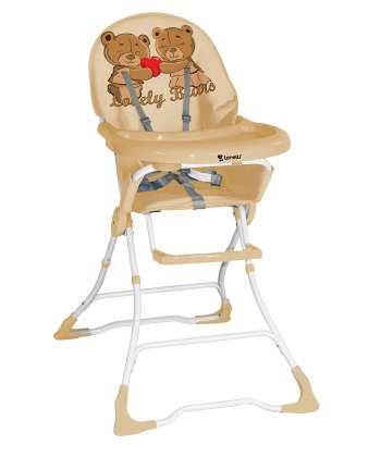 Lorelli Bertoni hranilica za bebe (stolica za hranjenje) Candy beige brown bears