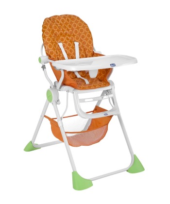 Chicco hranilica za bebe stolica za hranjenje Pocket Lunch mango narandzasta