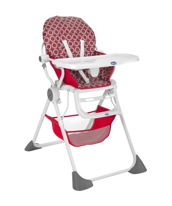 Chicco hranilica za bebe stolica za hranjenje Pocket Lunch red wave crvena