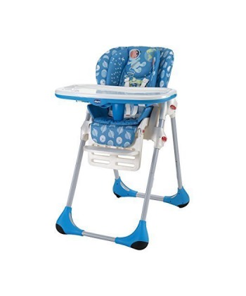 Chicco hranilica za bebe stolica za hranjenje 2 u 1 Polly moon plava