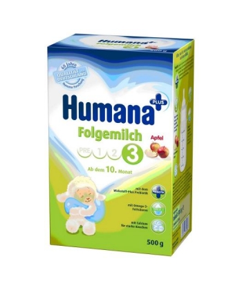 Humana mlecna formula za ishranu PB 3 od jabuke 10 meseci + 500 g
