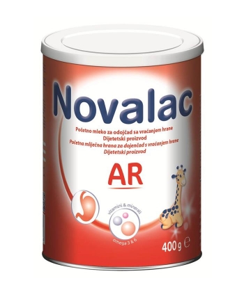Novalac mlecna formula AR od 0 do 12 meseci 400 g