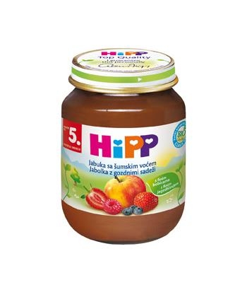 Hipp kasica za bebe i decu od sumskog voca sa jabukom 125 g