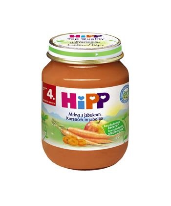 Hipp kasice od Jabuke i sargarepe 125 g