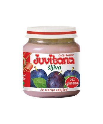 Juvitana kasica za bebe i decu od sljive 128 g