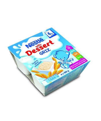 Nestle baby desert griz 4 x 100