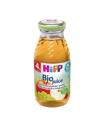 Hipp sokic za bebe i decu od Grozdja i jabuke 200 ml 