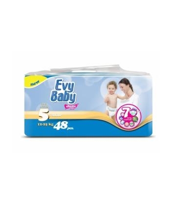 Evy baby pelene za bebe i decu jumbo 5 junior 12 - 25 kg - 48 kom