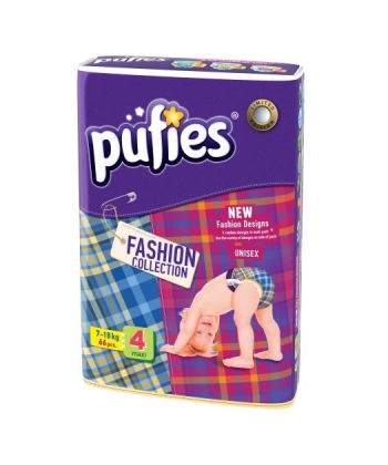 Pufies Fashion pelene za bebe i decu 4 maxi 66 kom