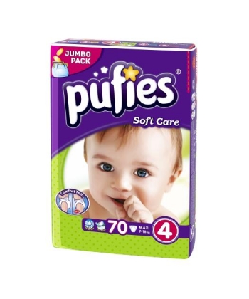 Pufies pelene za bebe i decu jumbo pack 4 Maxi 7 - 18 kg 