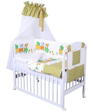 Textil komplet posteljine za bebe GOOD LUCK
