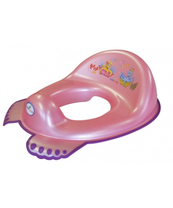 Tega adapter za wc solju Octopus neklizeca roze