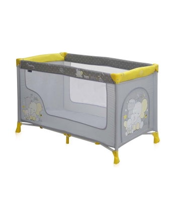 Lorelli Bertoni prenosivi krevetac nanny 1 nivo yellow elephants