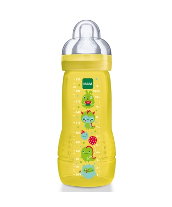 MAM plasticna flasica za bebe Baby bottle 330 ml silikon 4 meseca +