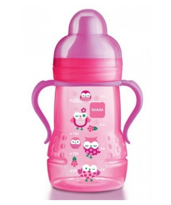MAM plasticna flasica za decu Transition trainer silikon 220 ml 6 meseci +