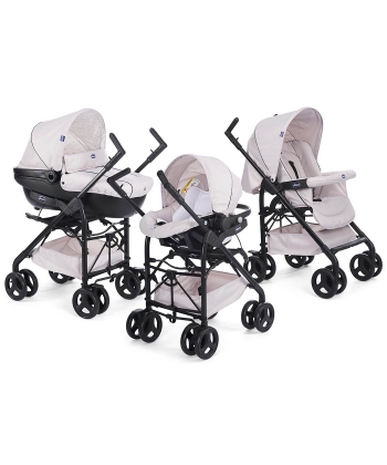 Chicco kolica za bebe trio sistem Sprint Sandshell - svetlo bež 