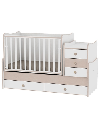 Lorelli Bertoni krevetac za bebe Maxi Plus White Oak