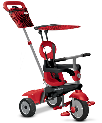 Smart Trike tricikl za decu vanilla red