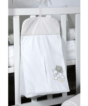 Tri Drugara torba za pelene za bebe - Belo&Siva