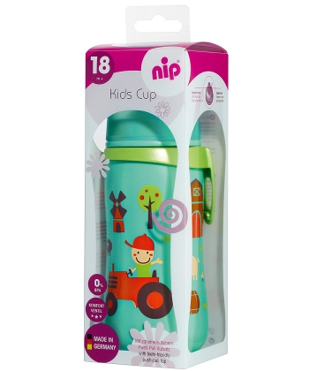 Nip plasticna casa za decake 330 ml 18 meseci +