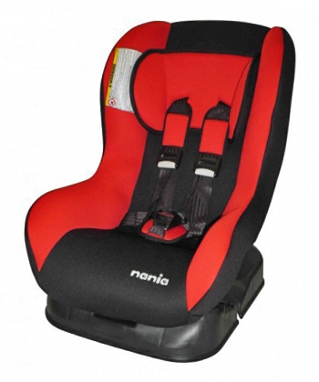 Nania auto sediste Basic 0-1 (0-18kg) eco red - crno crveno