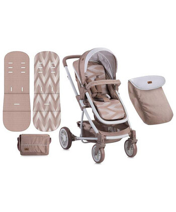 Lorelli Bertoni kolica za bebe S-500 i torba za mamu beige bez