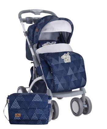 Lorelli Bertoni kolica za bebe Apollo Dark Blue i torba za mame