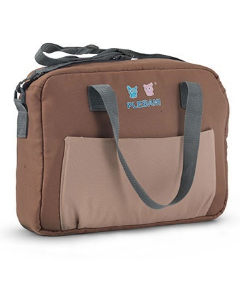 Plebani torba za mame braon