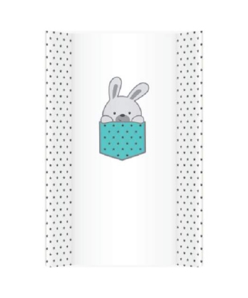 Klups tvrda podloga za presvlacenje beba 70 cm - Little Bunnies Blue